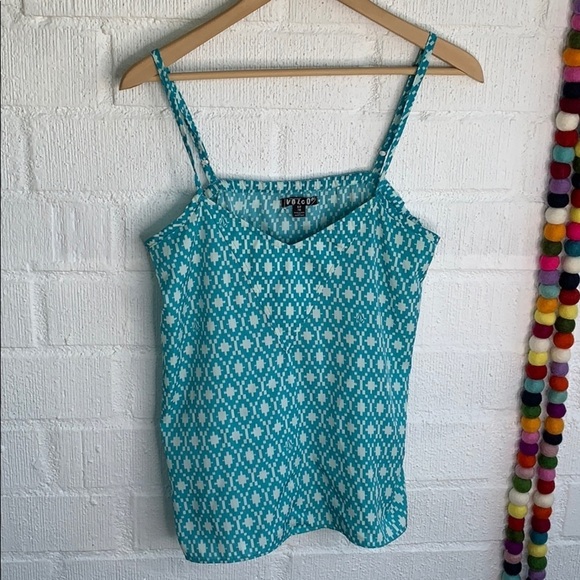 Volcom Tilly's Blue Adjustable Tank Top sz Small - Picture 1 of 8